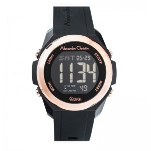 Alexandre Christie AC 9342 Rosegold Black  MHRRGBA